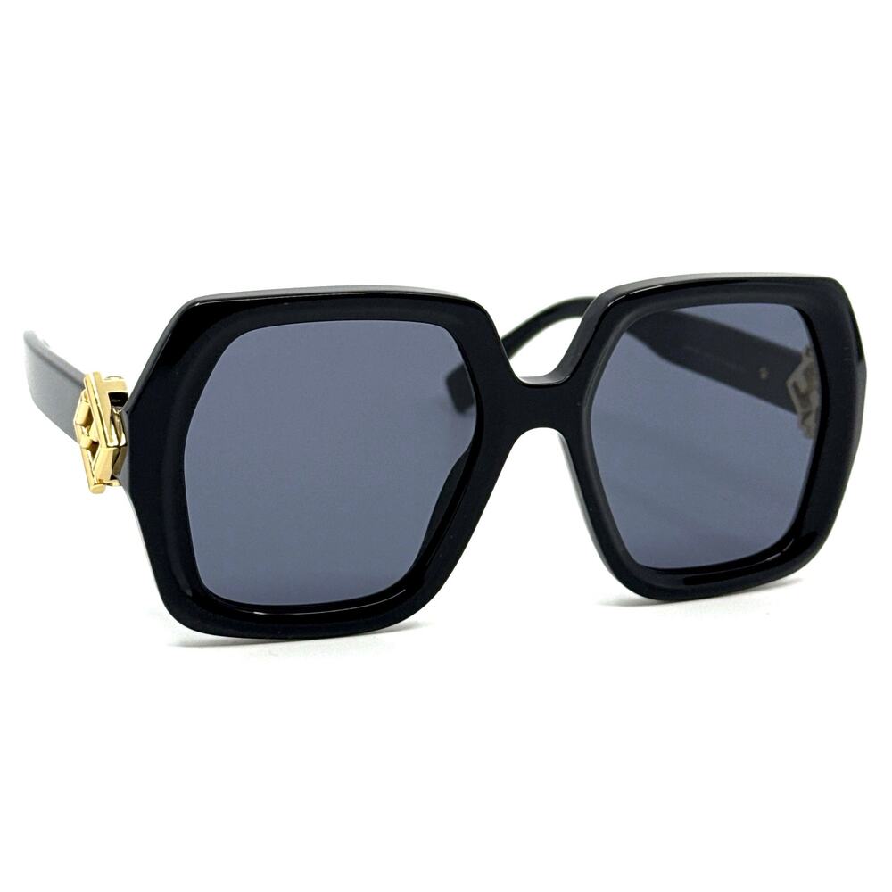 Fendi Black and Gold Sunglasses